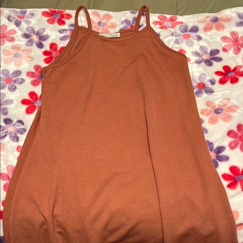 Wild Fable Rust Orange Tank Dress
